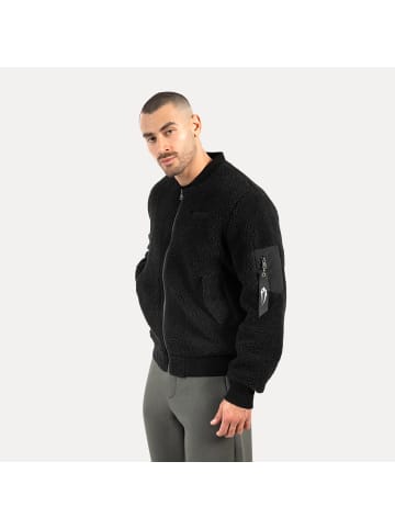 SMILODOX Teddy Bomberjacke Ferell in Schwarz