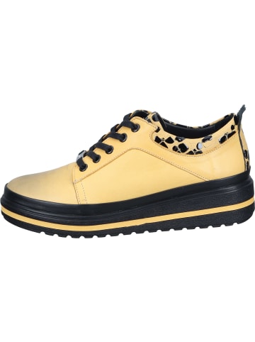 manitu Schnürschuhe, Sneakers Low, Sportliche Halbschuhe in gelb