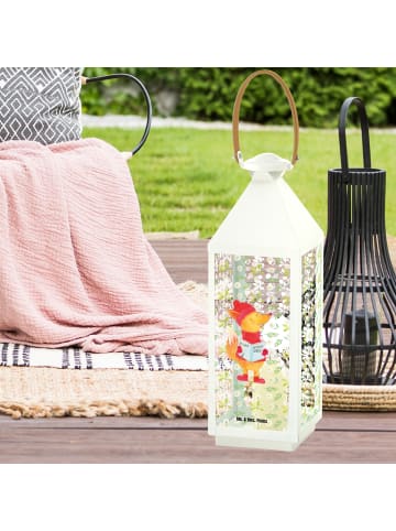 Mr. & Mrs. Panda Laterne Fuchs Sänger ohne Spruch in Transparent