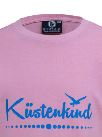 SCHIETWETTER "Küstenkind", Rundhals in pink-azuro
