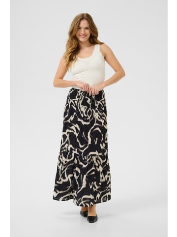 Kaffe Rock KAbeathe A-shape in Black/Nature Organic Lines