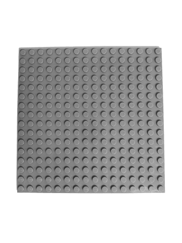 LEGO 16x16 Platten Bauplatten Hellgrau bebaubar 91405 1x Teile - ab 3 Jahren in gray