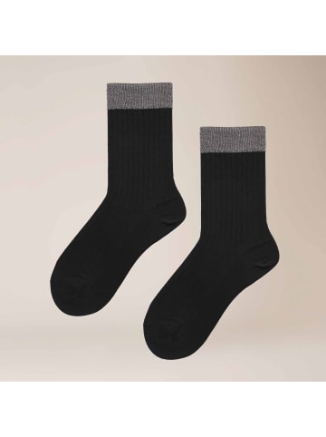 Kunert Socken Fantastic Rib weich in Black