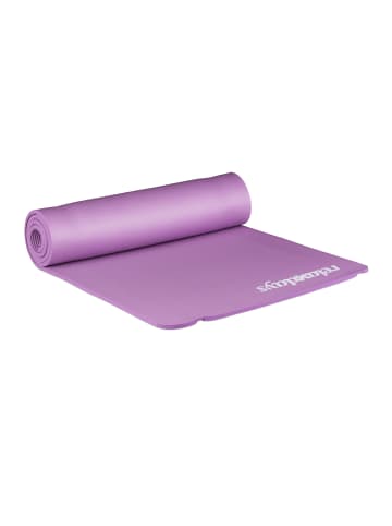 relaxdays Yogamatte in Lila - (B)60 x (H)1 x (T)180 cm