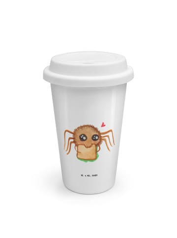 Mr. & Mrs. Panda Thermobecher To Go Spinne Agathe Sandwich ohne ... in Weiß