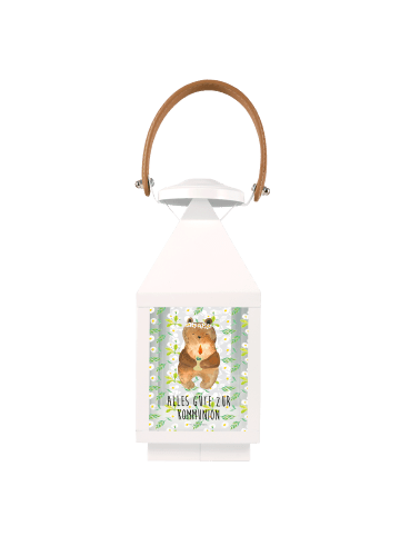 Mr. & Mrs. Panda Laterne Bär Kommunion mit Spruch in Transparent