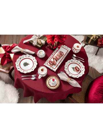 Villeroy & Boch 6er Set Speiseteller Toy's Delight in Weiß 28 x 28 cm