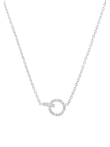 Elli Halskette 925 Sterling Silber Kreis in Silber