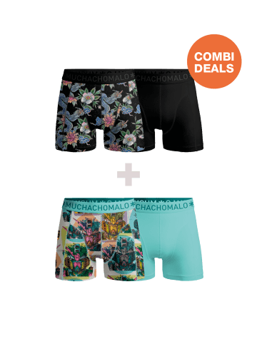 Muchachomalo 4er-Set: Boxershort in Mehrfarbig - für Herren