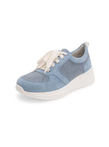 VITAFORM Samtziegenleder Sneaker in hellblau