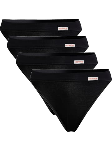 Con-ta Slip 4er-Pack in schwarz