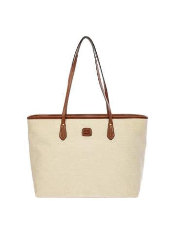 BRIC`s Volterra Trama Shopper Tasche 35 cm cappuccino