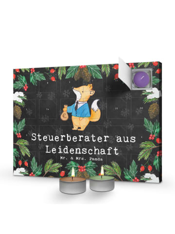 Mr. & Mrs. Panda Adventskalender Duftkerzen Steuerberater Leiden... in Kreidetafel