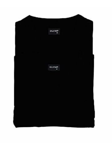OLYMP  V-Kragen T-Shirt für Damen in schwarz