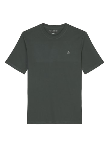 Marc O'Polo T-Shirt 2er Pack in Dunkelgrün/Weiß