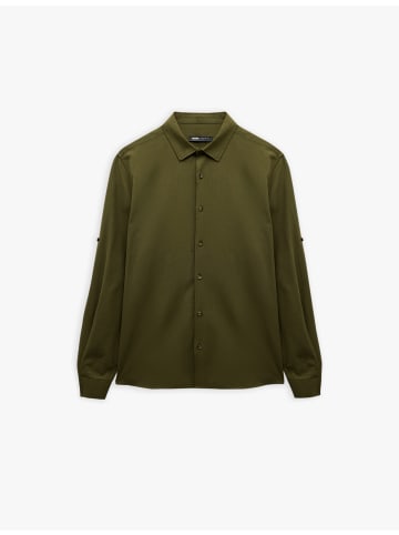 KOTON SHIRTS LS in Khaki