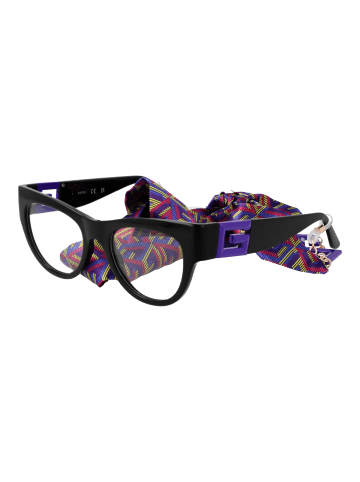 Guess Damen Optische Fassungen Katzenauge Schwarz