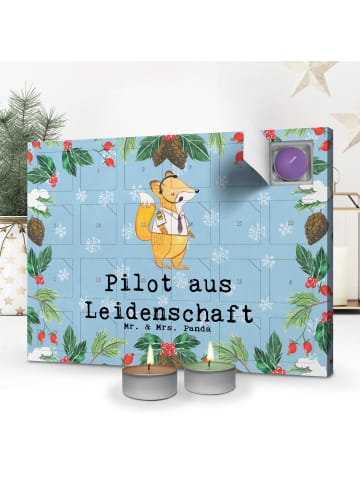 Mr. & Mrs. Panda Duftkerzen Adventskalender Pilot Leidenschaft m... in Eisblau