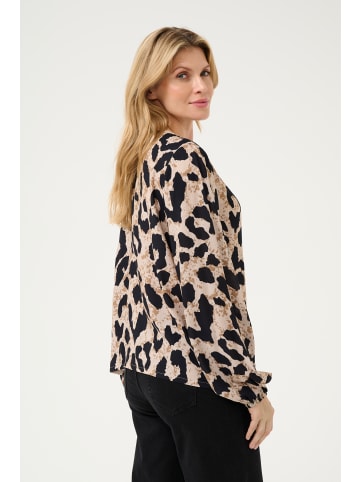 Kaffe Bluse langarm KAmaira Regular fit in Large Animal Print