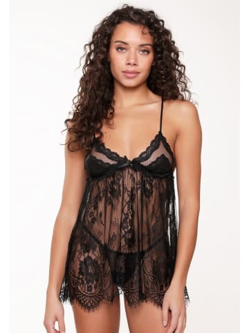 Linga Dore Babydoll & String COSMOPOLITAN in Schwarz