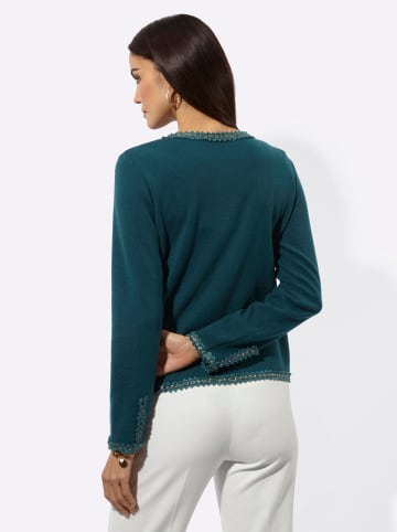 creation L Strickjacke in petrol