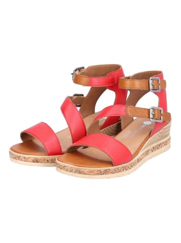 remonte Sandalen in Rot/Braun