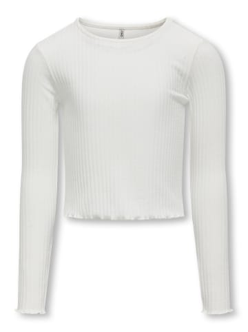 KIDS ONLY Langarmshirt KOGNELLA L/S O-NECK TOP in cloud dancer