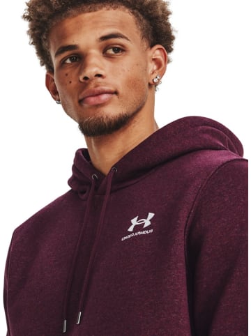 Under Armour Hoodie "UA Essential Fleece Hoodie" in Rot