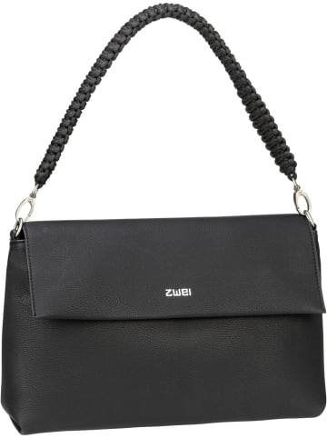 Zwei Schultertasche Yuna YU60 in Nubuk/Black