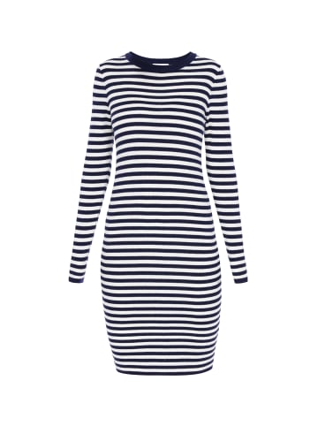 usha BLUE LABEL Women Dress in navy white