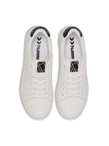 Hummel Schnürsenkel Sneaker Court Line Lebensstil Erwachsene in WHITE/BLACK
