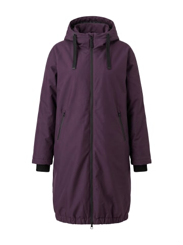 LAURASØN Mantel in aubergine
