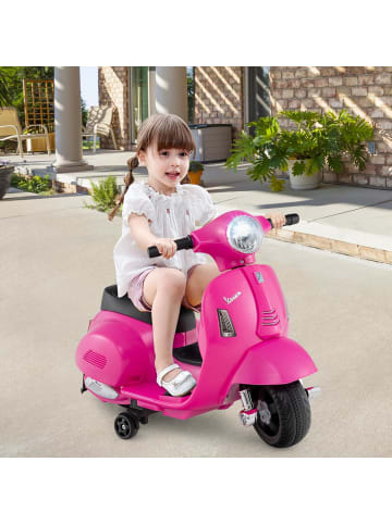 COSTWAY Kinder Motorrad Elektrisch in Rosa