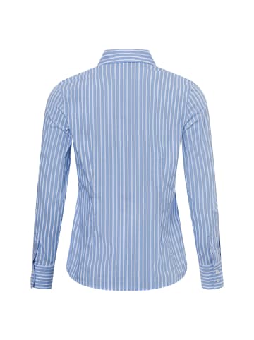 Marie Lund Bluse in hellblau weiß - 0004