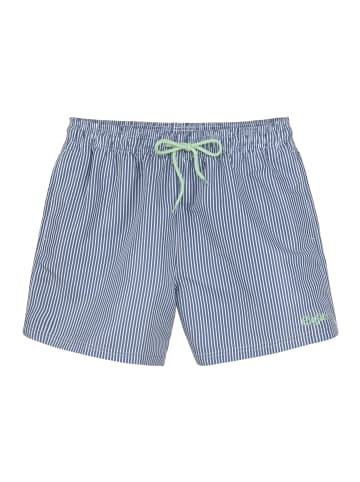 Buffalo Badeshorts in blau-weiß