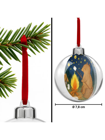 Mr. & Mrs. Panda kunststoff weihnachtskugel Bär & Marienkäfer La... in Weiß