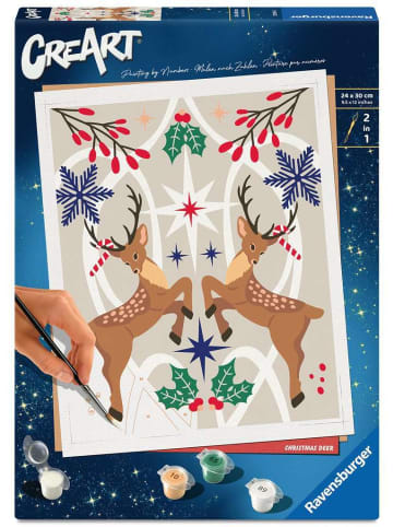 Ravensburger Ravensburger Malprodukte Weihnachtlicher Hirsch in bunt