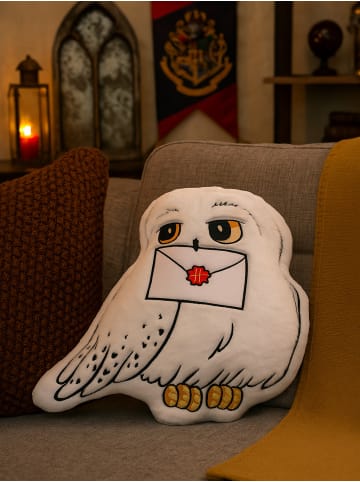 Harry Potter Harry Potter Kissen Hedwig Brief Plüsch Eule Dekokissen 40 x 40 cm in weiß