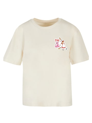 F4NT4STIC Tee Alice im Wunderland You Go Girl in Whitesand