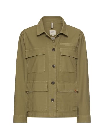 Camel Active Blazer aus Baumwollmix in Oliv