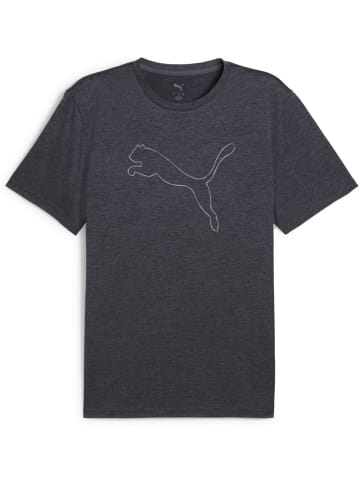 Puma T-Shirt "Tad Essential Heather Cat Tee (CF large Cat)" in Grau
