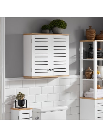 SoBuy Wandschrank in Reinweiß - (W) 19 x (H) 56 x (L) 60 cm