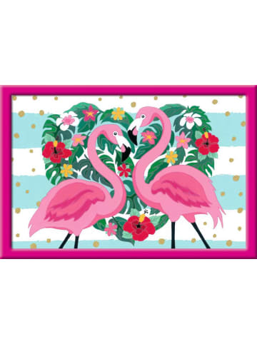 Ravensburger Malprodukte Liebenswerte Flamingos Malen nach Zahlen Kinder 7-99 Jahre in bunt