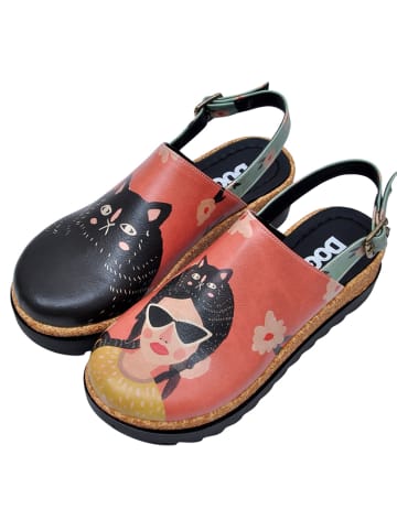 Dogo Akita Sandalen - Cat Hat 41 in Rot
