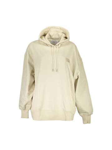 Calvin Klein Beige recycelt Baumwolle Damen Hoodie