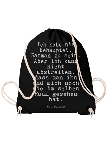 Mr. & Mrs. Panda Sportbeutel Ich habe nie behauptet,... mit Spruch in Schwarz