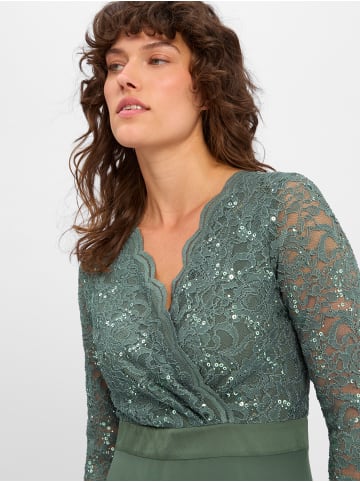 SWING Abendkleid in oliv - 0004