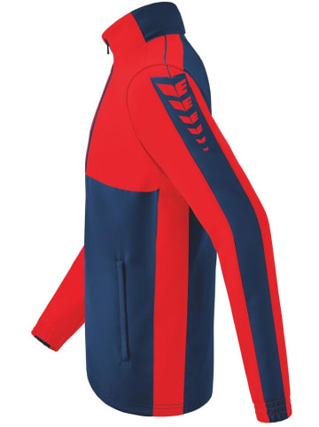 erima Trainingsjacke "Six Wings Jacke Mit Abnehmbaren Ärmeln" in Blau