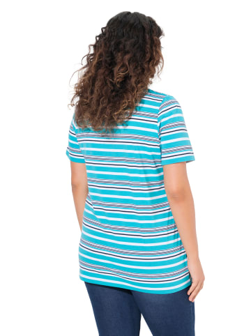 Ulla Popken Shirt in tiefes aqua