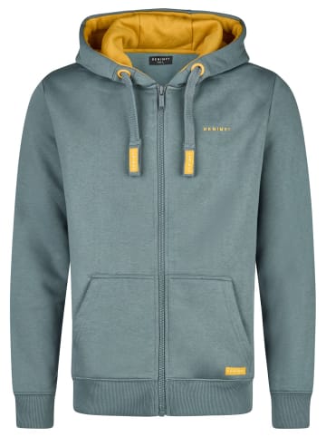 DENIMFY Sweatjacke DFLeo in Petrol